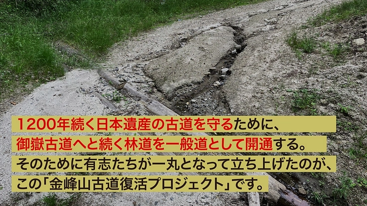 日本百名山・金峰山の「忘れられつつある登山道」を復活させる！ 3枚目