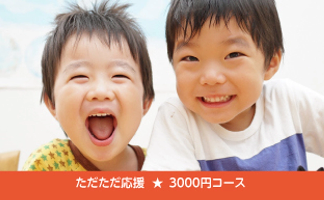 【ただただ応援したい！】3,000円コース