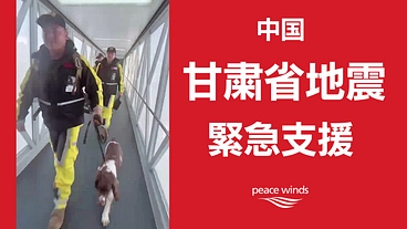 中国甘粛省地震 緊急支援 のトップ画像