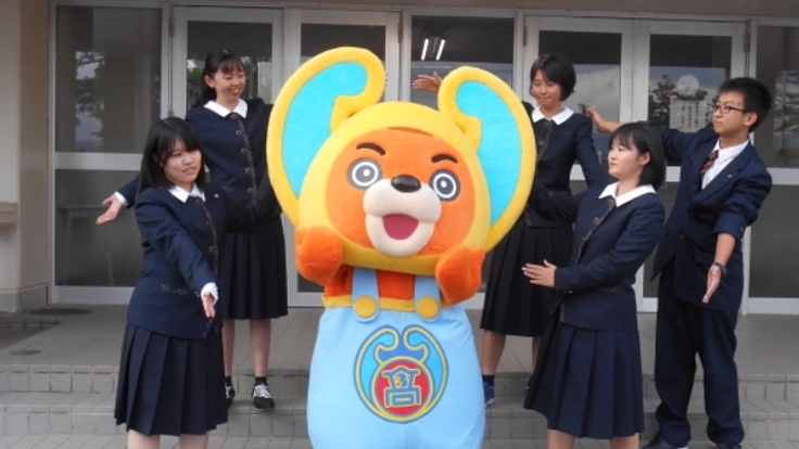 けっぱるべあのぬいぐるみで、青森中央高校のPRにつなげる！
