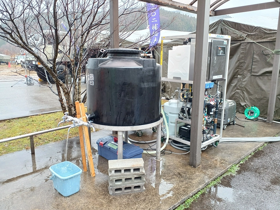 輪島（門前地区）に浄水器を設置できました！