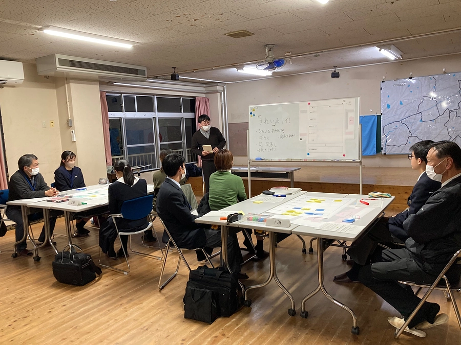 ＪＲ銀水駅トイレ改修のためのワークショップ