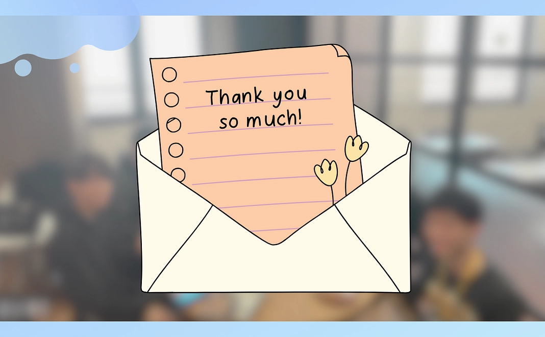 感謝のメッセージ