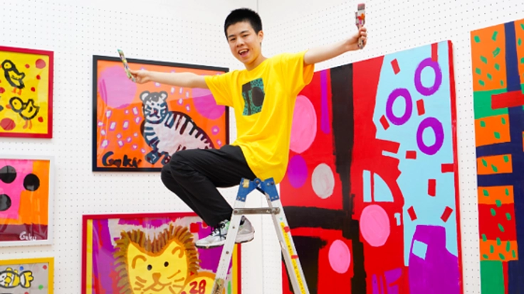 自閉症の子どもたちに、世界へのアートの扉を開きたい。