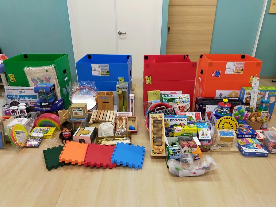 【東京おもちゃ美術館×日本財団　あそびのむし】おもちゃ70点をいただきました！
