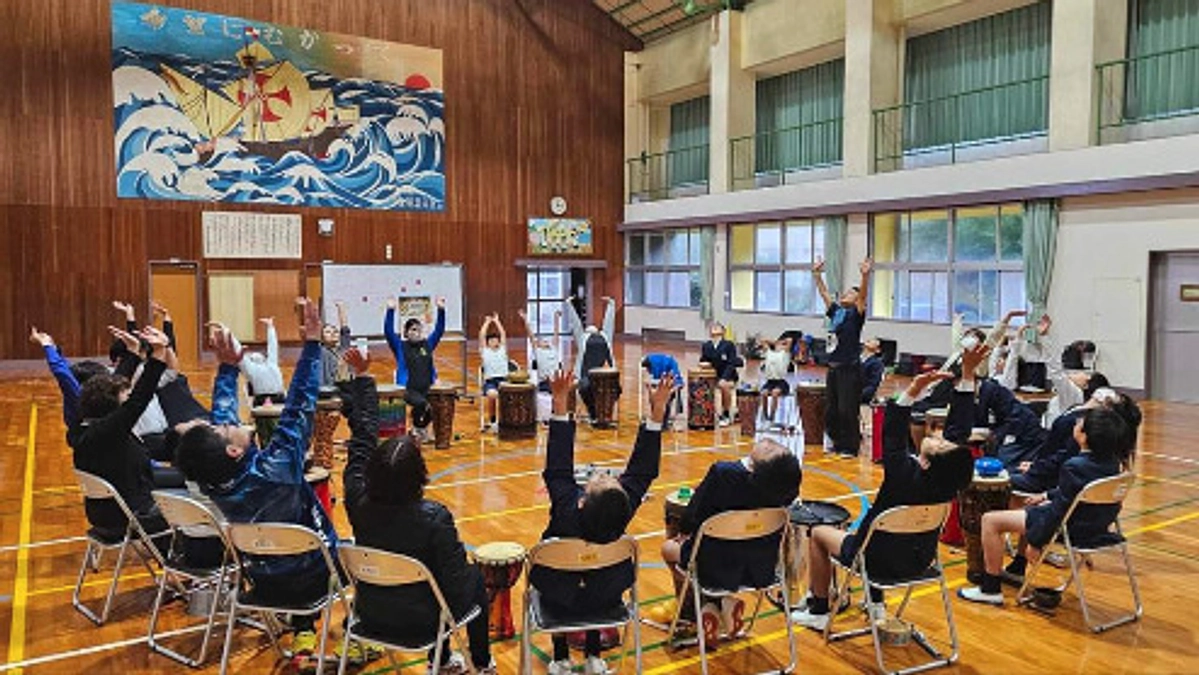 本年度最終、20校目の支援事業が中種子町立岩岡小学校で実施されました！