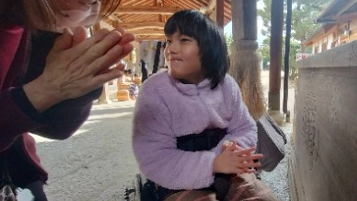 約１か月かけて初詣にいきました！