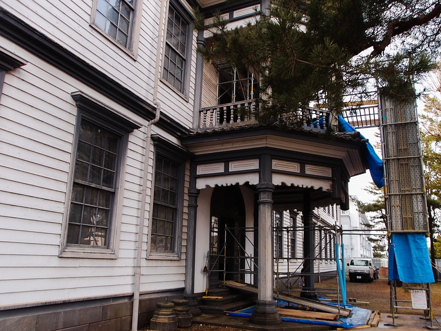 旧福島県尋常中学校本館／安積歴史博物館 2月19日（月）2F現況報告