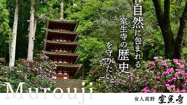 自然に包まれる、女人高野室生寺。境内整備と環境保全にご支援を。 のトップ画像