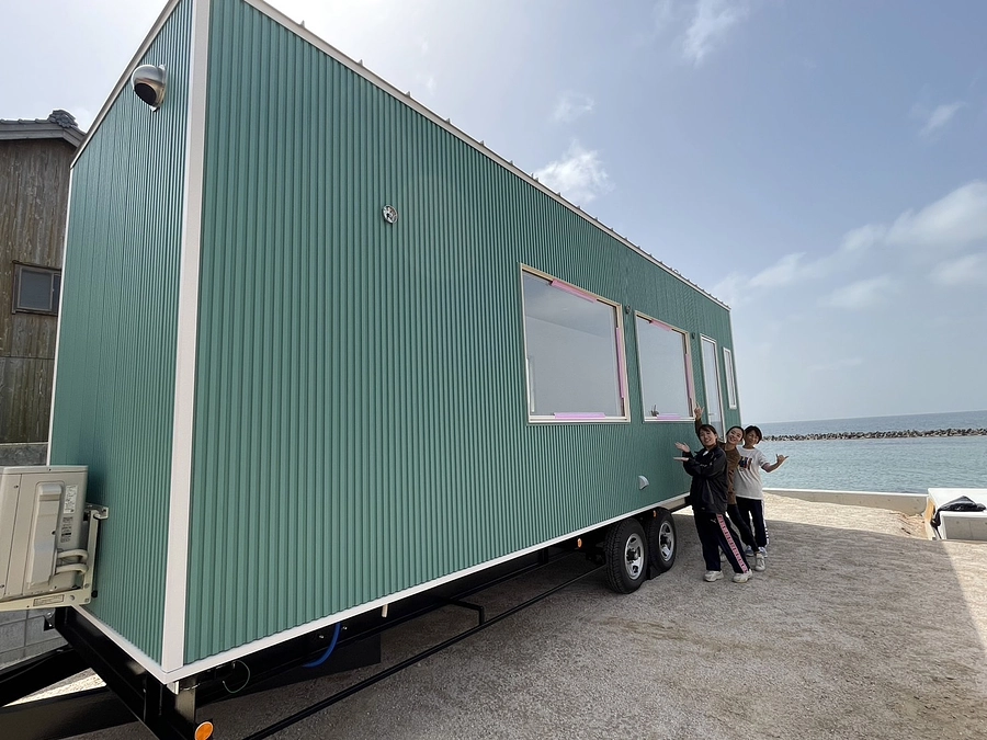 ついに❣️トレーラーハウス納車完了❣️