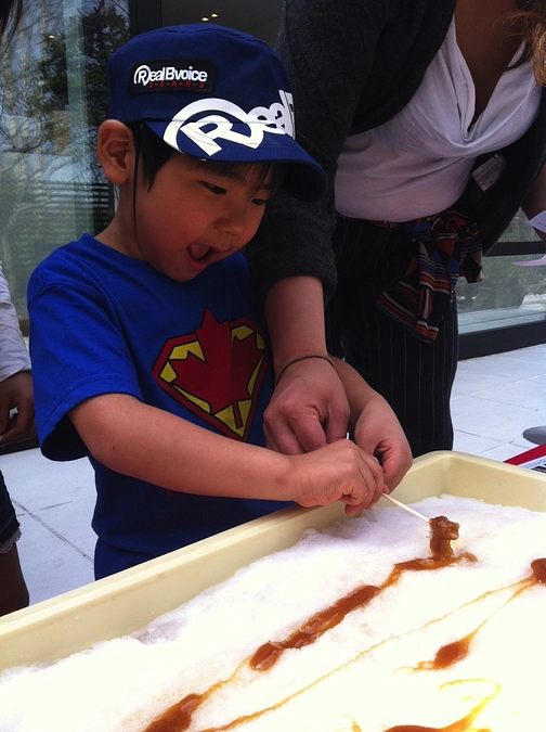 HTB放送　おにぎりあたためますか？　に当別町で取れた樹液が登場