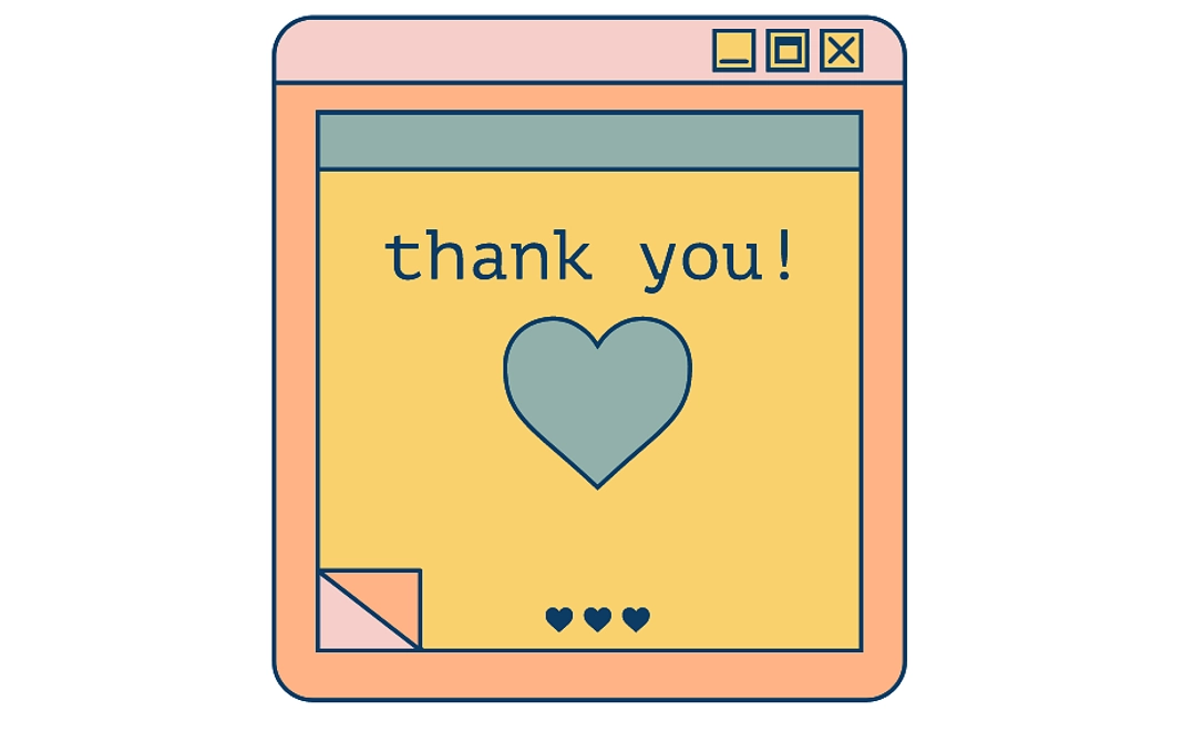 感謝のメール①