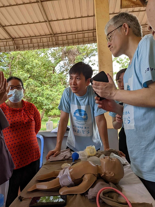 カンボジアから活動報告#7  コンポンレーン地域での活動をしました！（新生児蘇生法講習など）