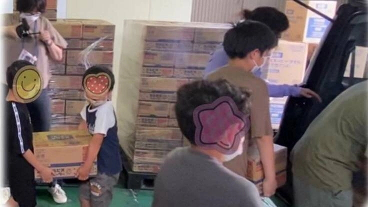 子どもフードパントリー用の倉庫建設