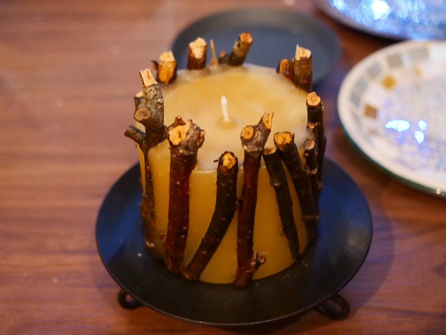 メープルのキャンドル試作ができました！