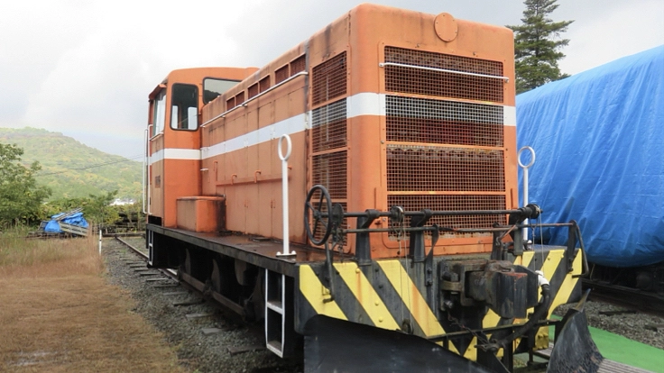 旧南部鉄道奇跡の1台。DC351ディーゼル機関車、半世紀ぶり里帰り