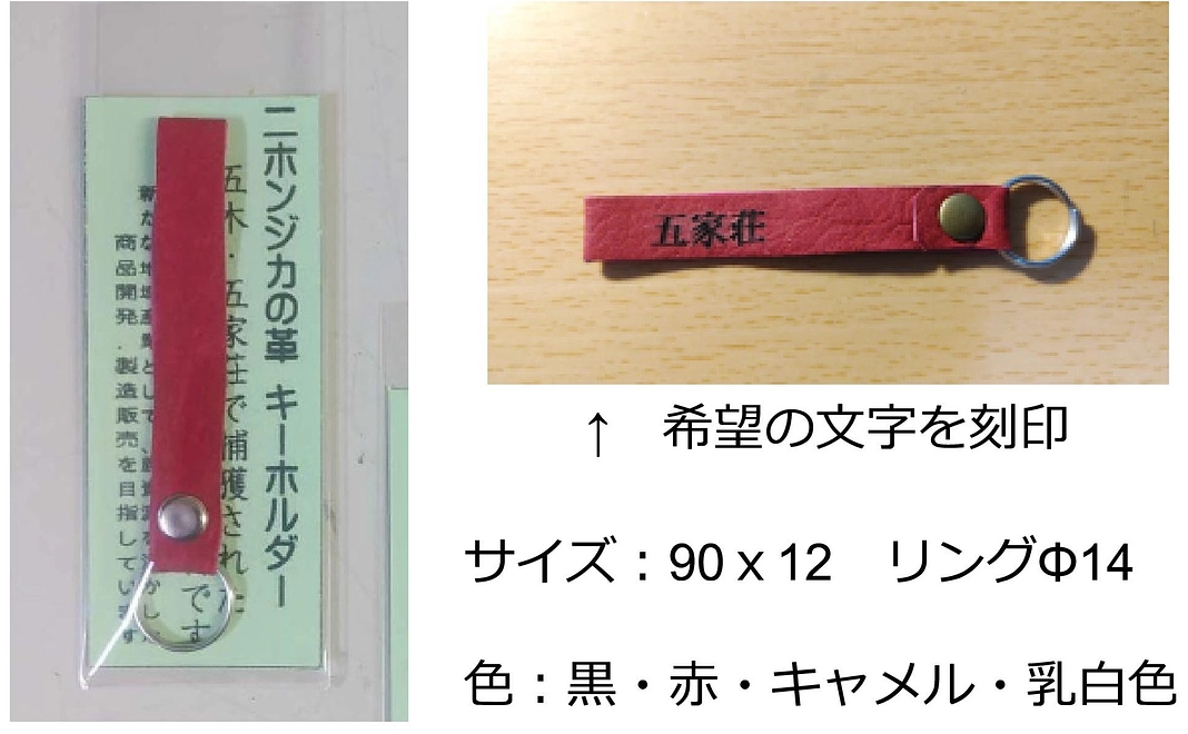 HPへの支援者リスト掲載　+　鹿革キーホルダー