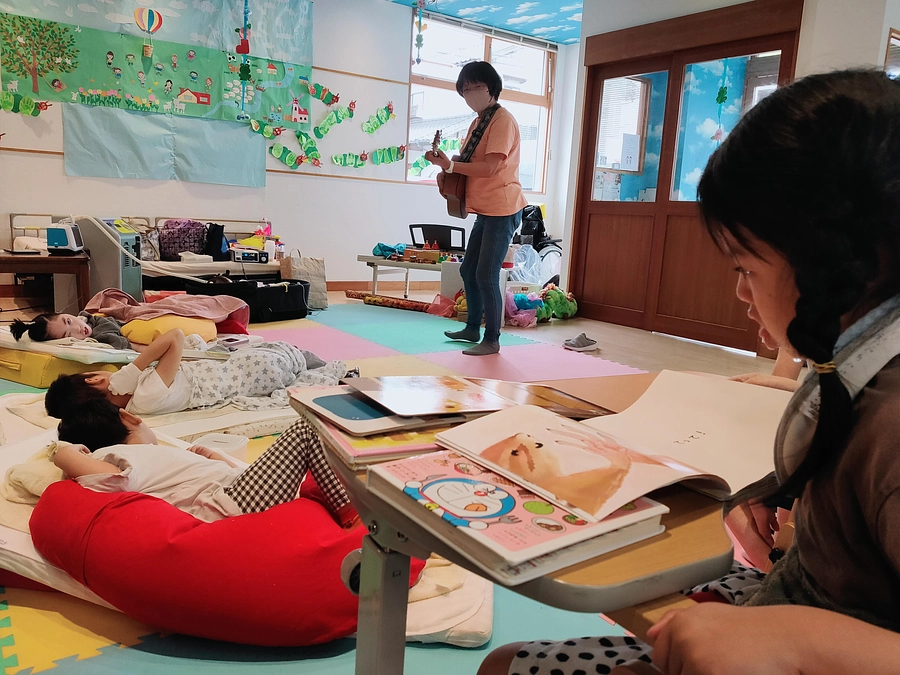 ボランティアの方による音楽活動がありました！