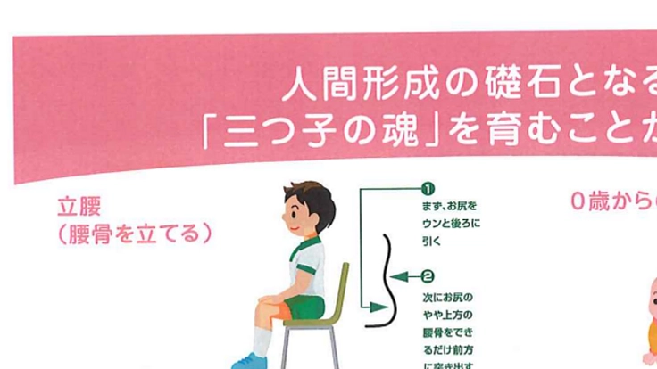 「0歳からの立腰・体幹遊び」で運動能力を高め、学力も向上