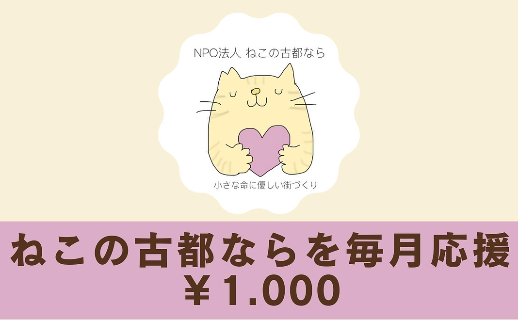 ねこの古都ならを毎月応援プランA