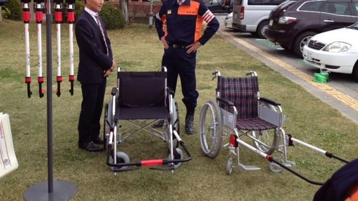 ユニバーサルサポーター育成・JINRIKI車イスでバリアパス観光を