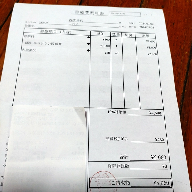 診察して頂きました🙇