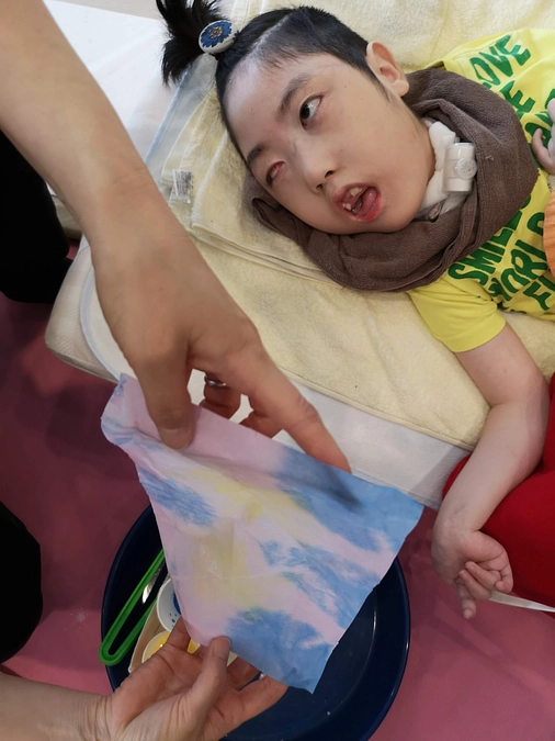 七夕の飾り付けをしました！