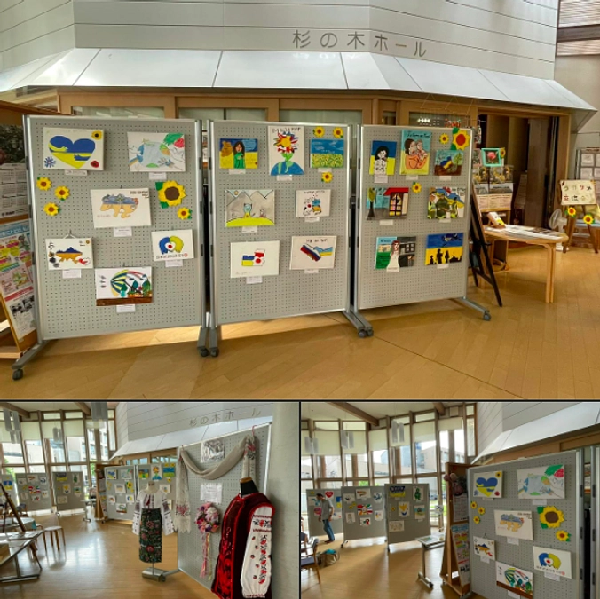 ９月1日まで長野県高森町あさぎりの郷での絵画展