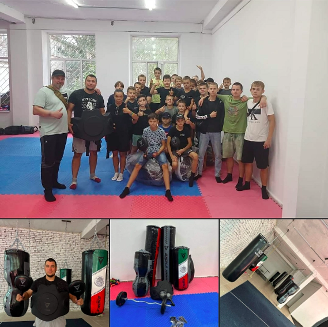 スームィ州のスポーツクラブに運動器具の支援を実施