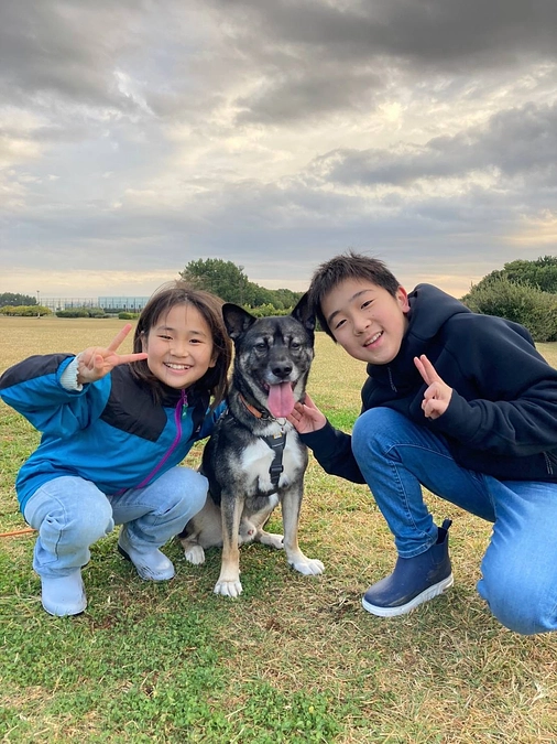 卒業生のくらし：「元気くん」の里親さんから応援メッセージをいただきました！