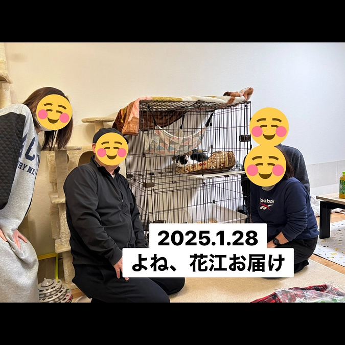 １月２８日はもみーとよね・花江２件３頭のお届けでした♪