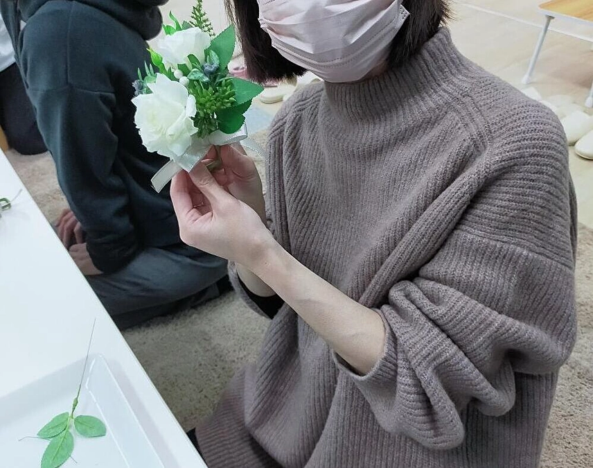 第7回LaLaテリアでコサージュづくり教室を開催しました！