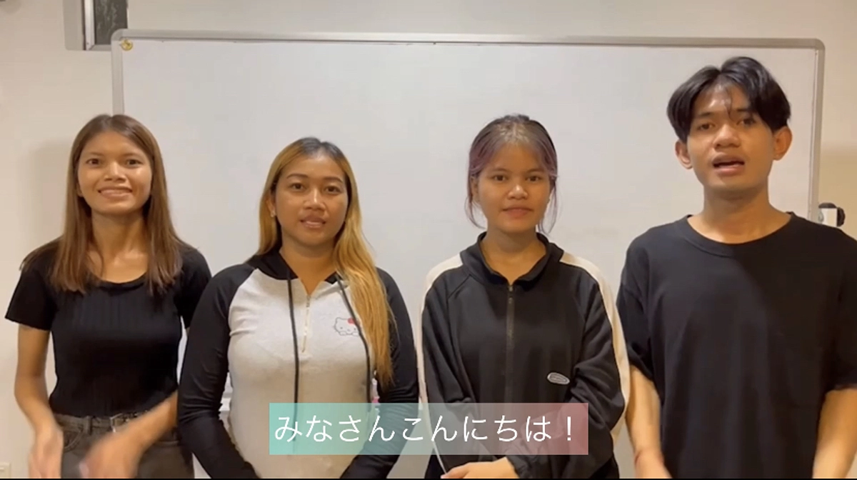 日本語学校の生徒たちからのメッセージ動画をお届け！！✨