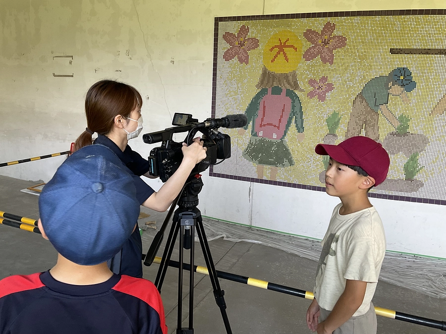 設置作業がケーブルテレビで紹介されました