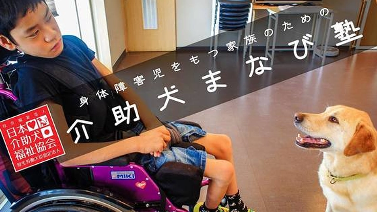 介助犬との生活が夢。言語と身体に障がいがある12歳の少年の挑戦