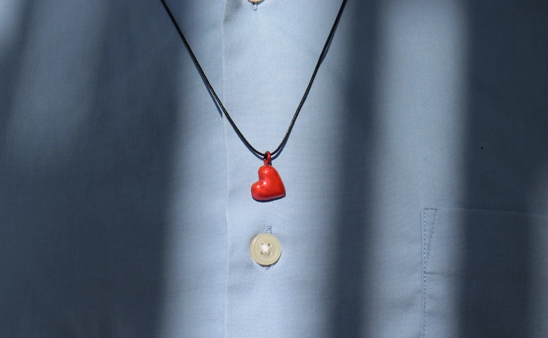 ハートのペンダントトップ