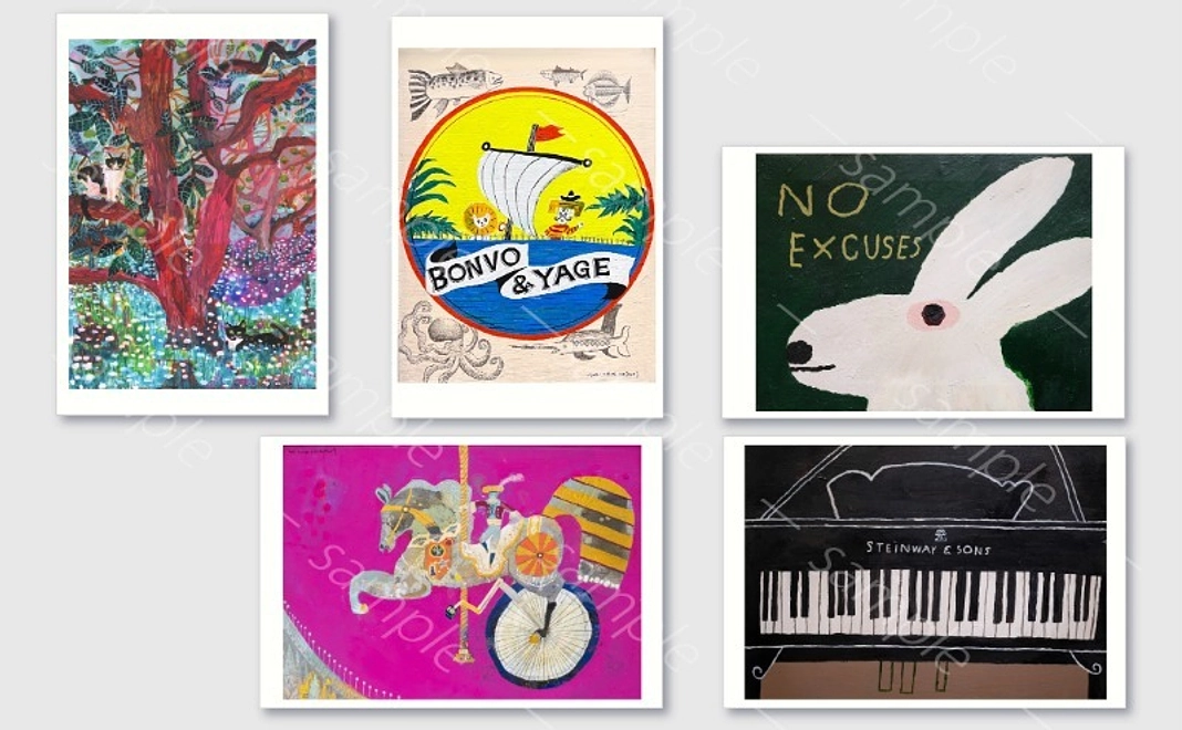 B|ポストカード5枚セット