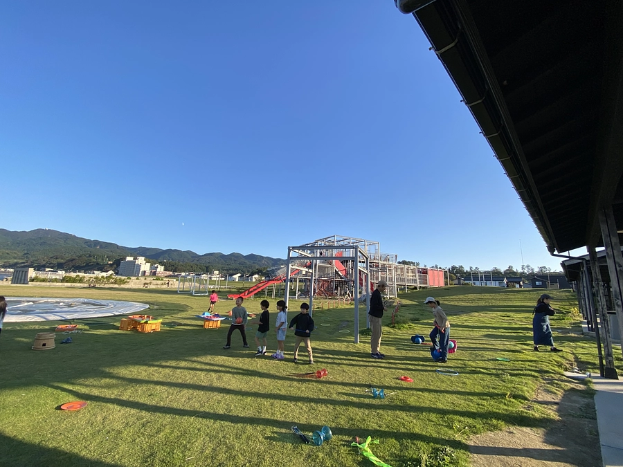 輪島の公園であそび場開催！たくさんの親子連れで賑わいました！