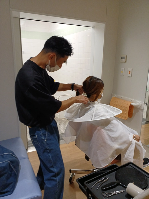 長期入院患者さんへの訪問美容