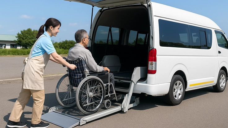 5年連続幸福度1位の鳩山町から。安心して外出できる介護タクシーを