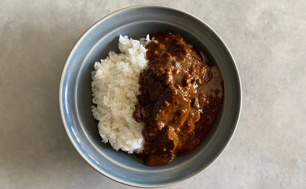 越中万葉牛スパイスビーフカレーとサンクスレター