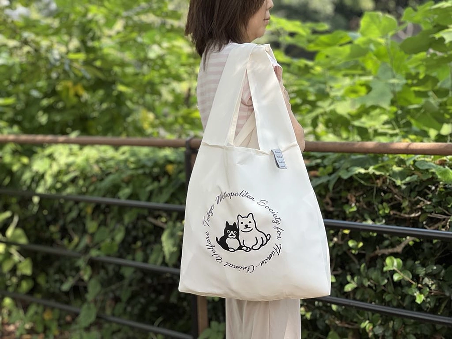 22,222円コースのリターン、さかざかちはるさんロゴマーク入り「オリジナルエコバッグ」のご紹介