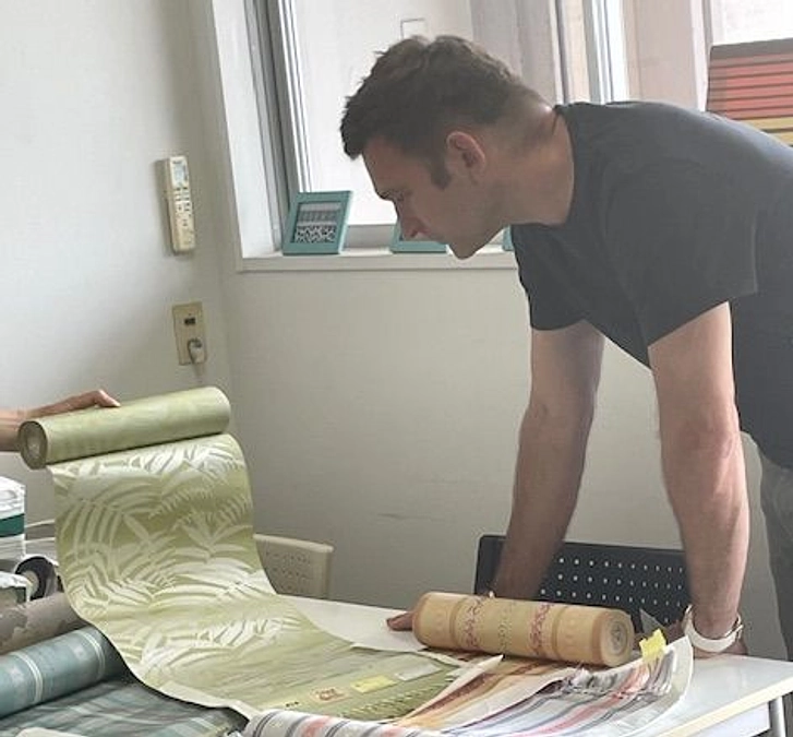 ⑤【ニコライ・バーグマン氏が視察に訪れました】