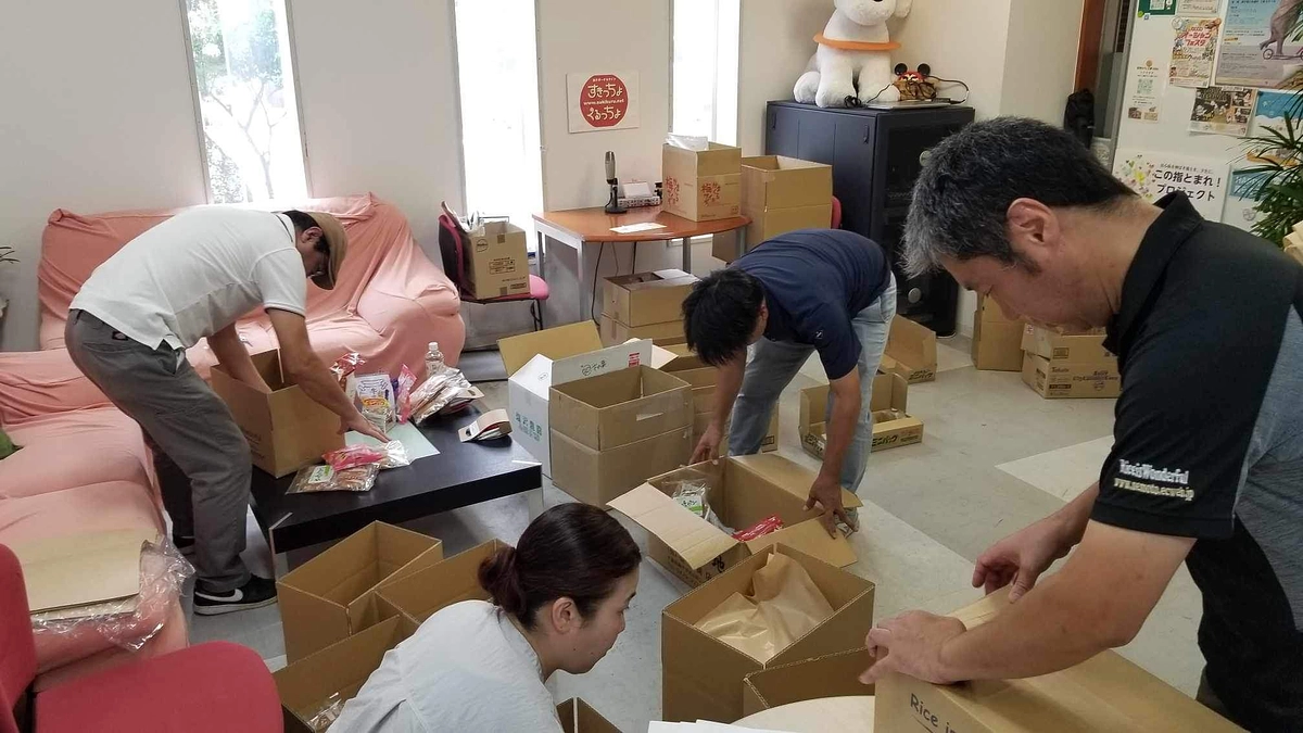 リターンの発送