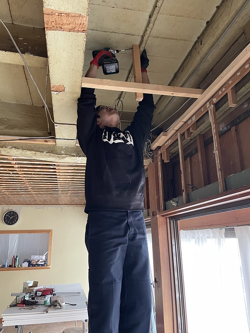 解体作業開始！