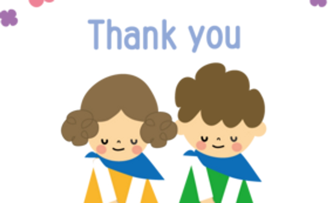 お祭りの様子も含めてお礼状をお送りいたします！