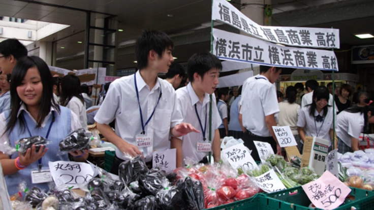 大規模災害に備えた次世代の絆作り「高校生東北商店街Ⅱ」を開催