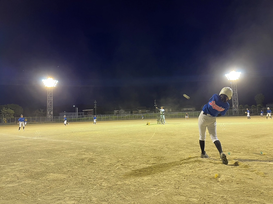 ナイター練習🌃