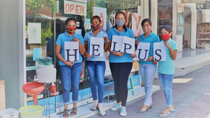 バリ島のセラピストの雇用を守るプロジェクト