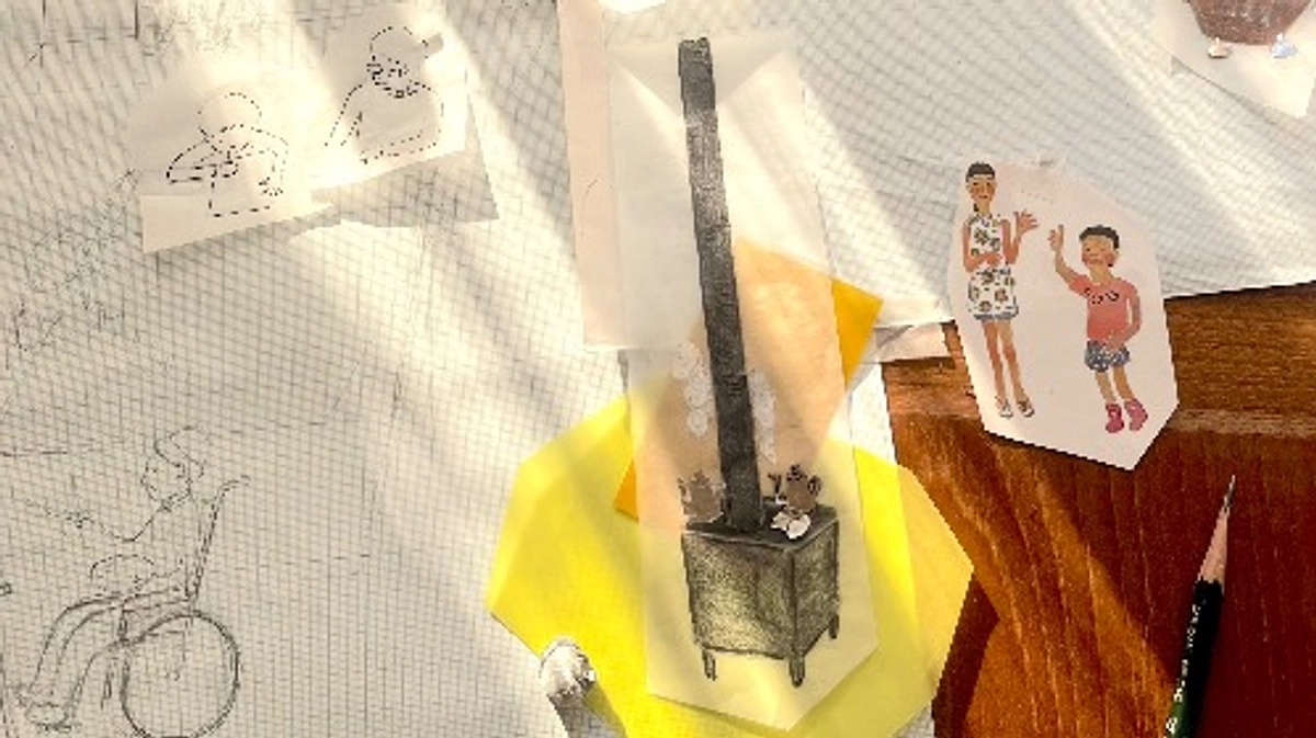 ネクストゴールのためのイメージ画像を描いています